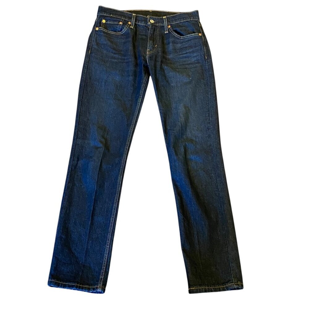 Levi's 511 Straight Leg Blue Jeans 29x32" Dark Wash #264H